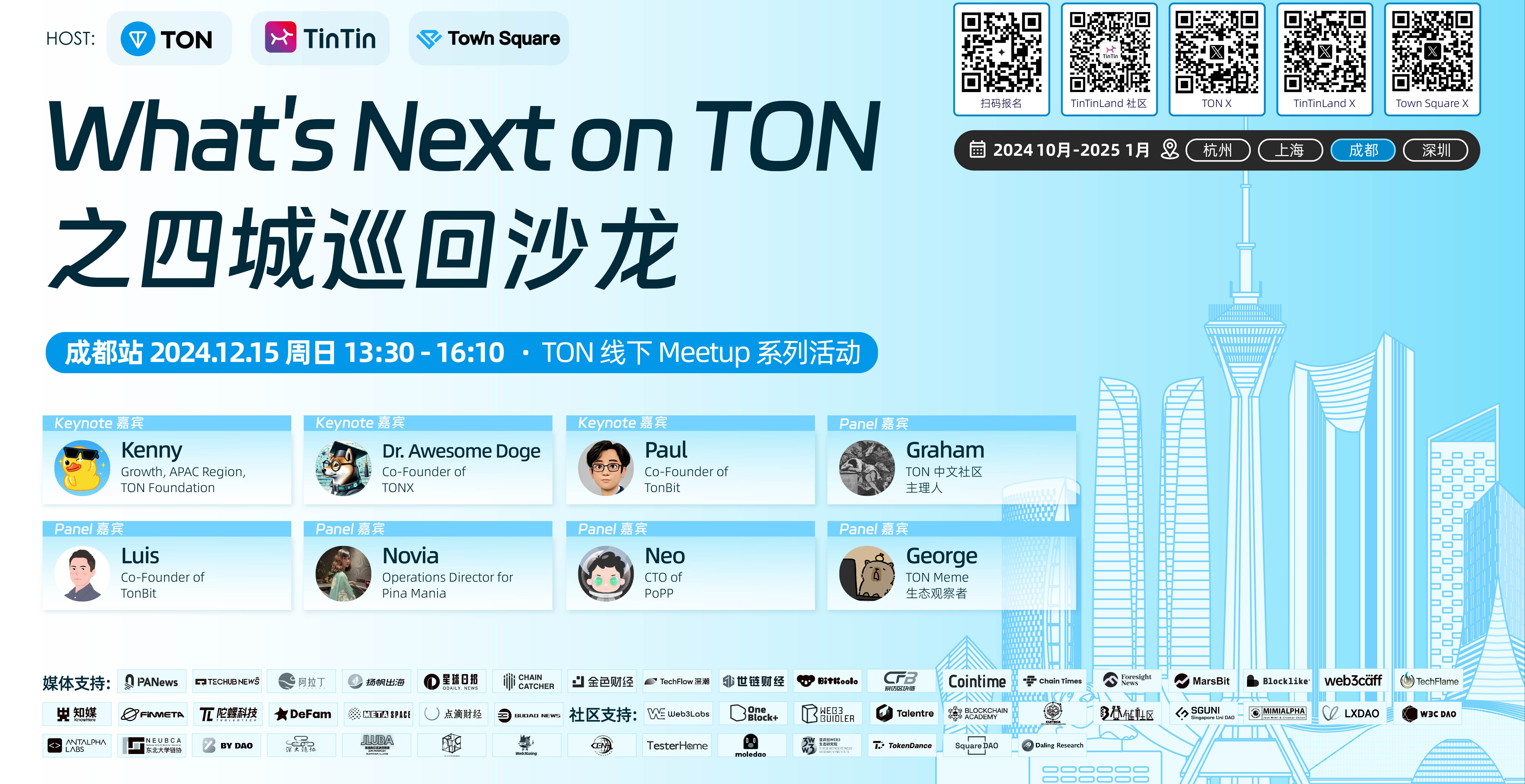 What's Next on TON 之四城巡回沙龙：成都站