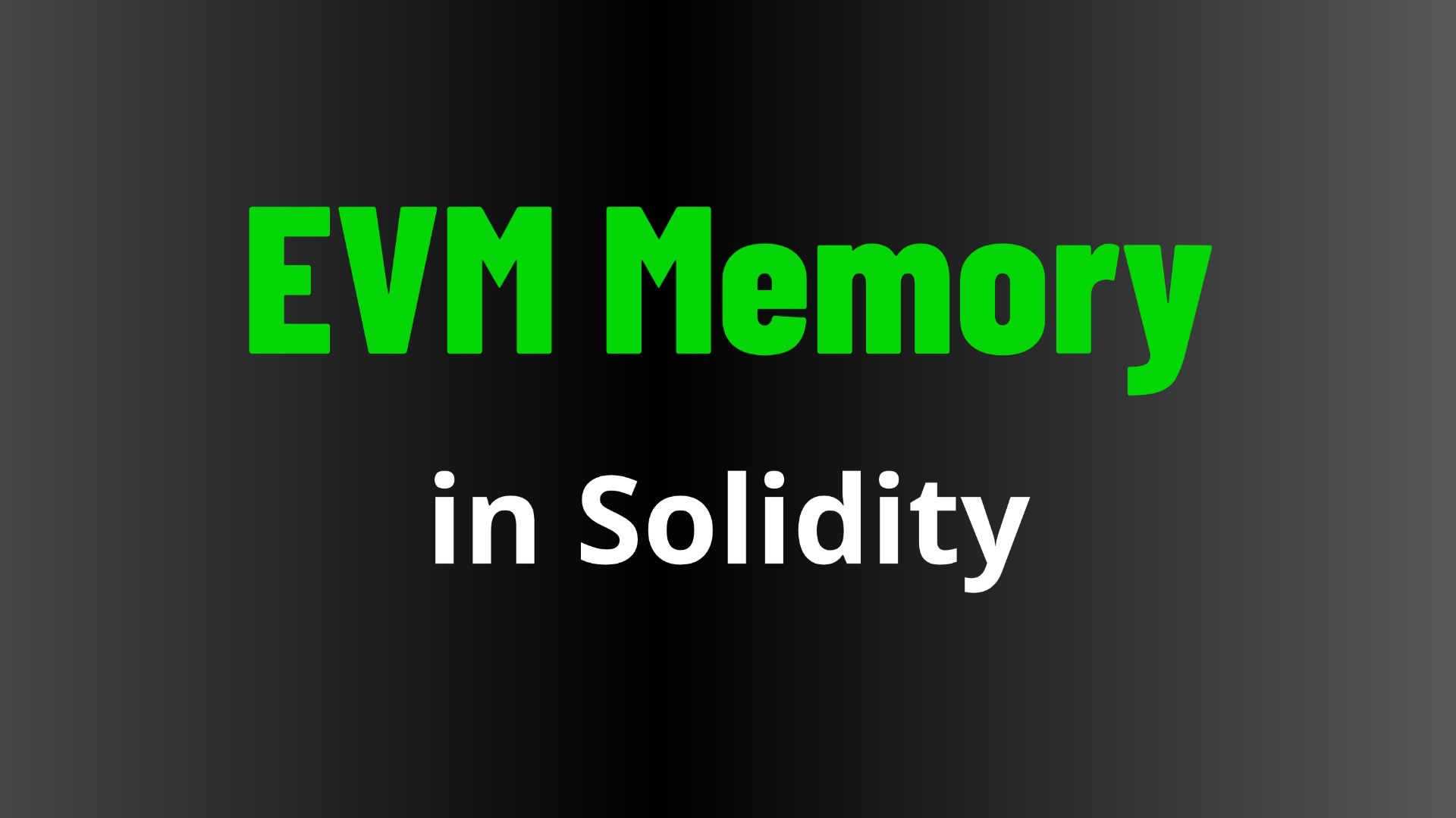 EVM 内存