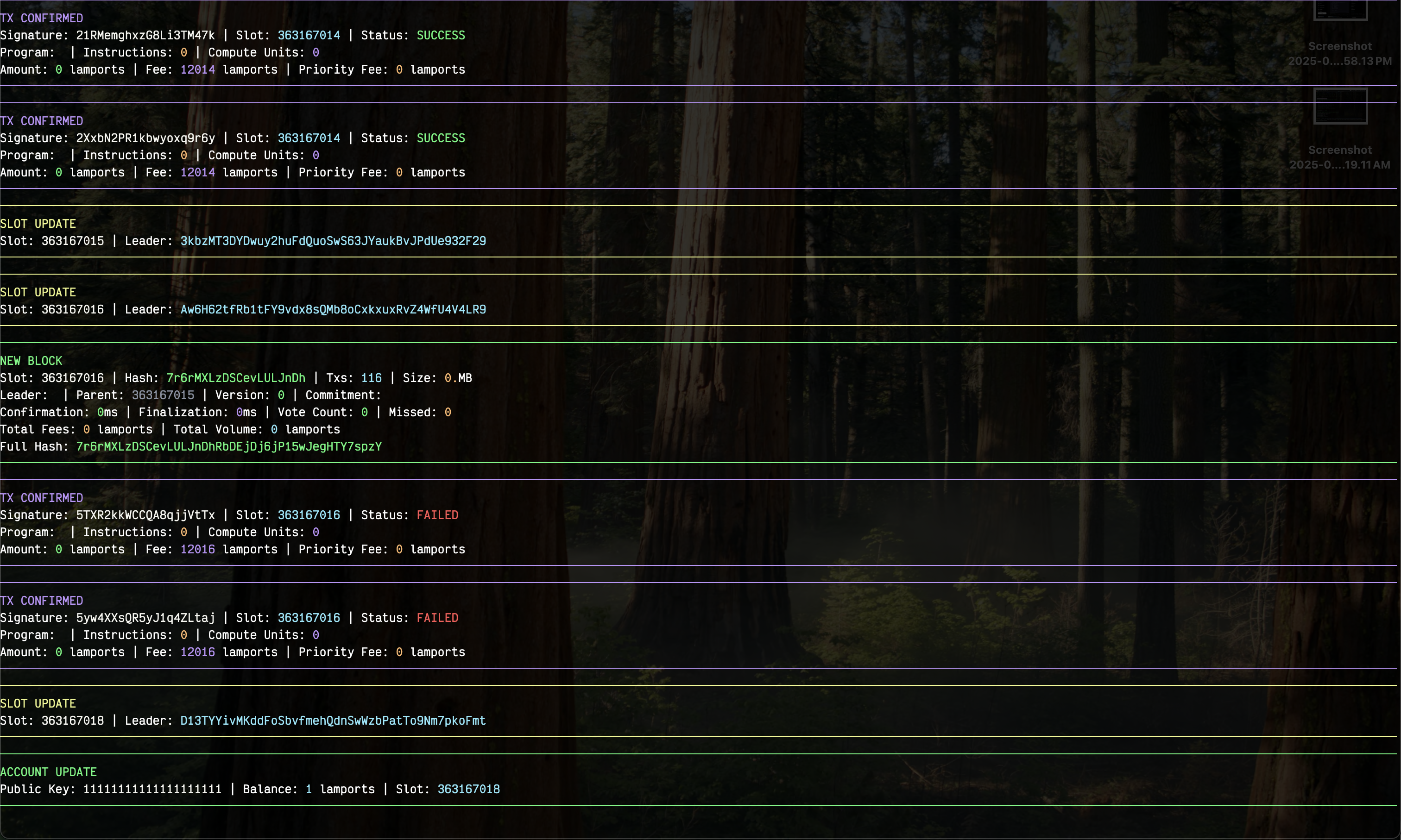Slot Tracking Demo