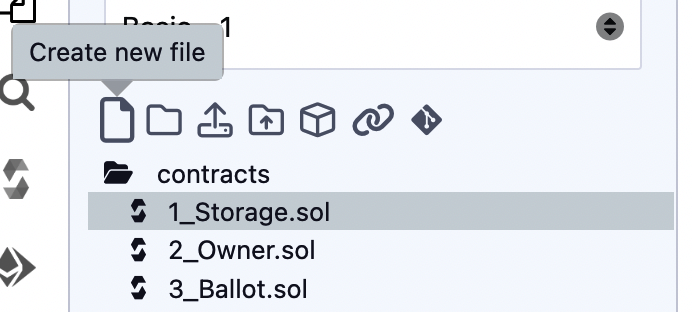 创建一个新合约